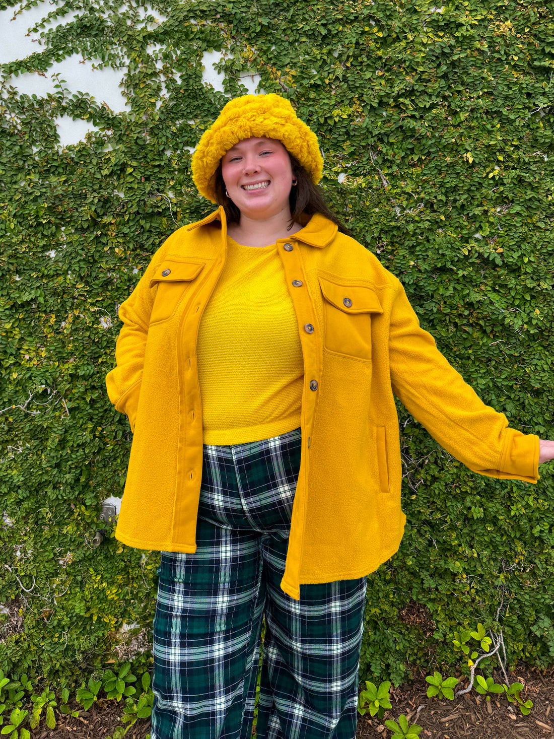 Mustard Yellow Shacket (S-3XL)