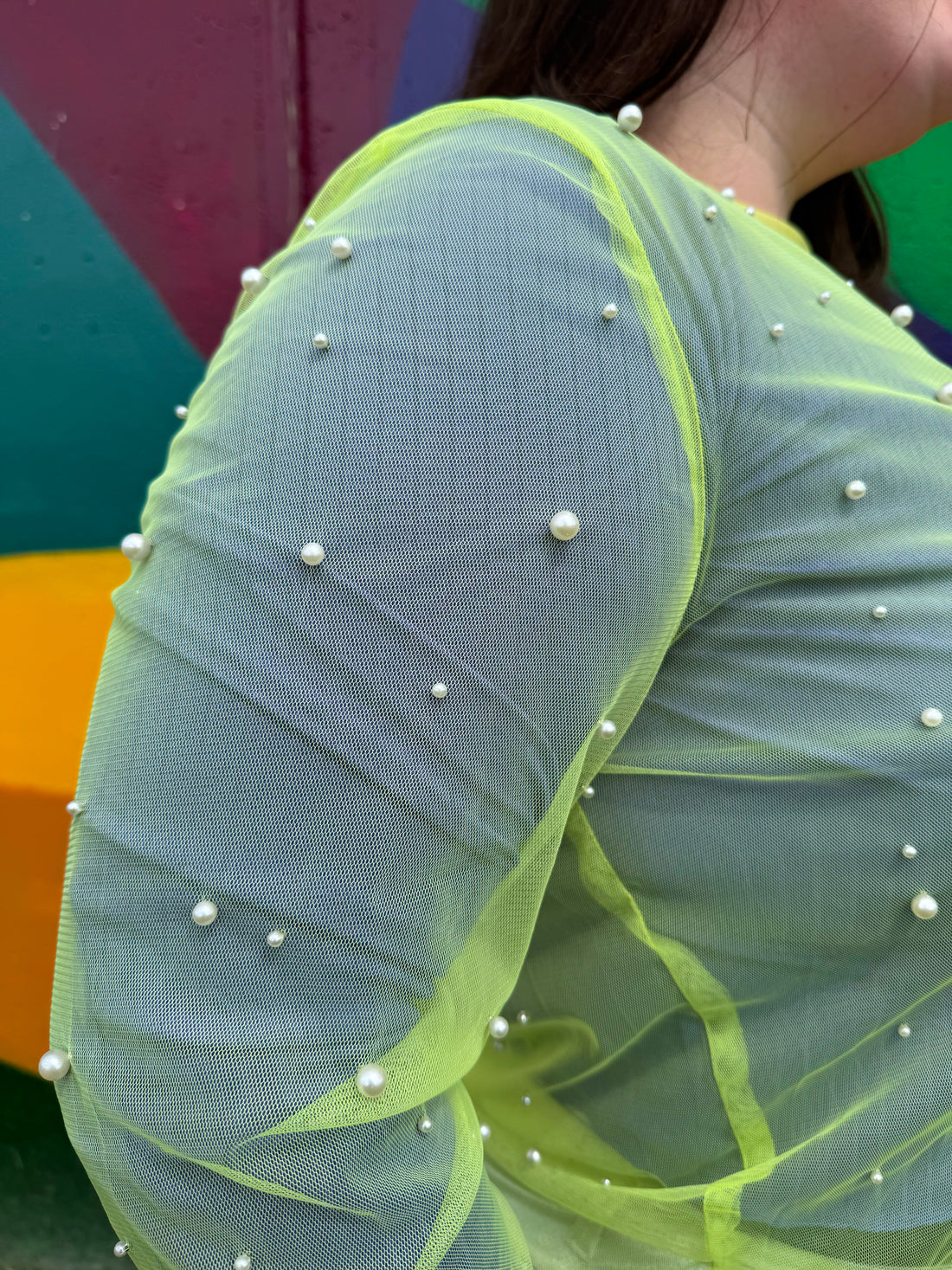 Lime & Pearls Layering Top (S-3XL)