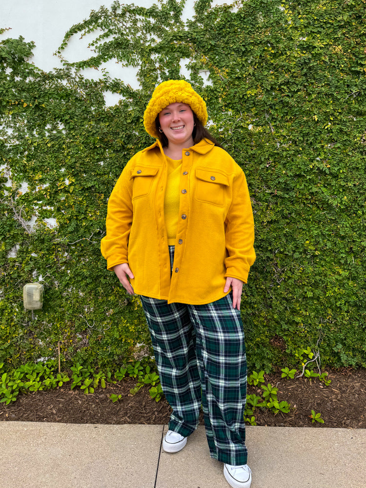 Mustard Yellow Shacket (S-3XL)