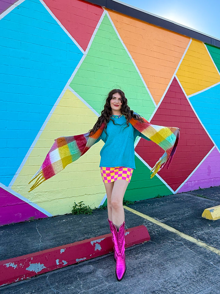 Teal Ribbed Long Sleeve (S-3XL)