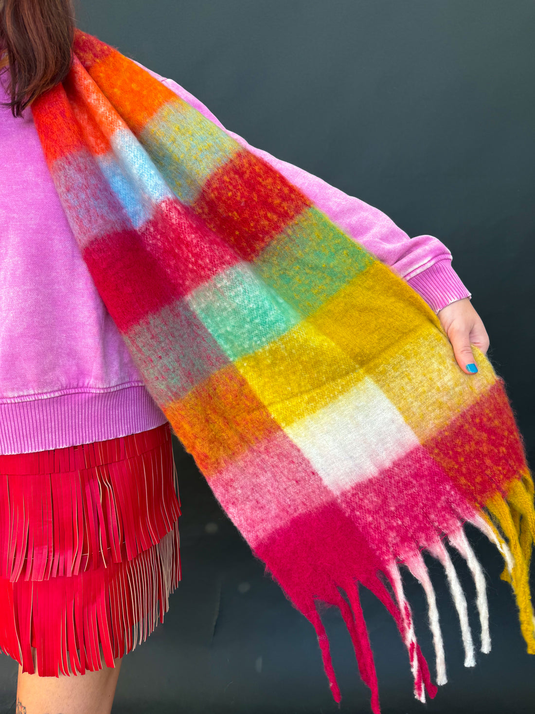Rainbow Road Scarf