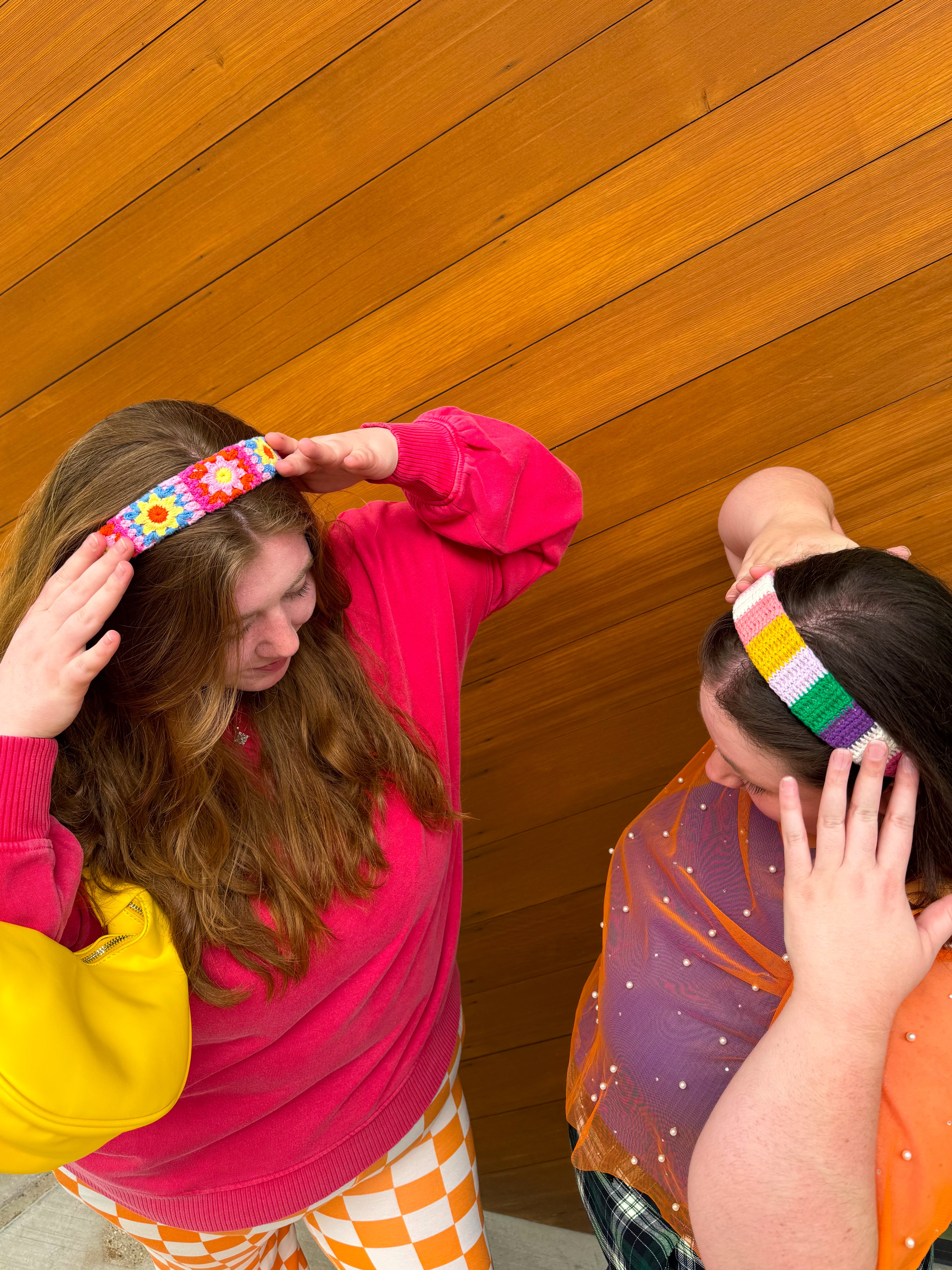 Autumn Stripes Knit Headband