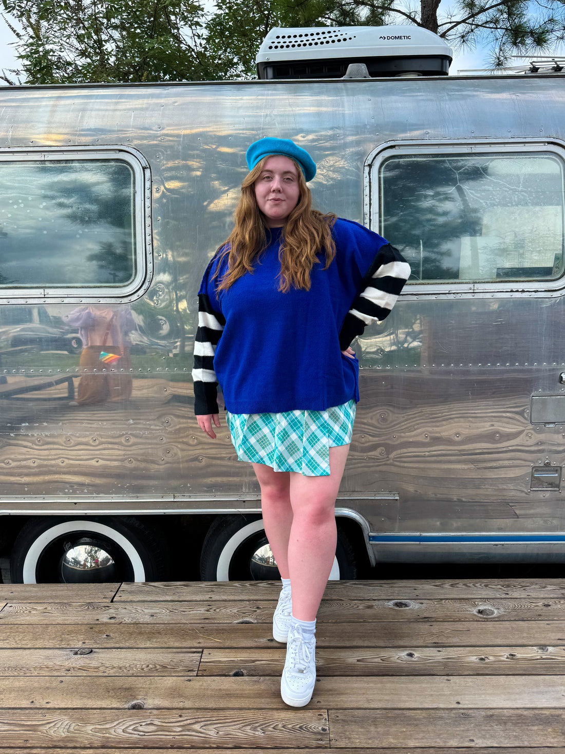 Frosted Fantasy Plaid Skirt (S-2XL)