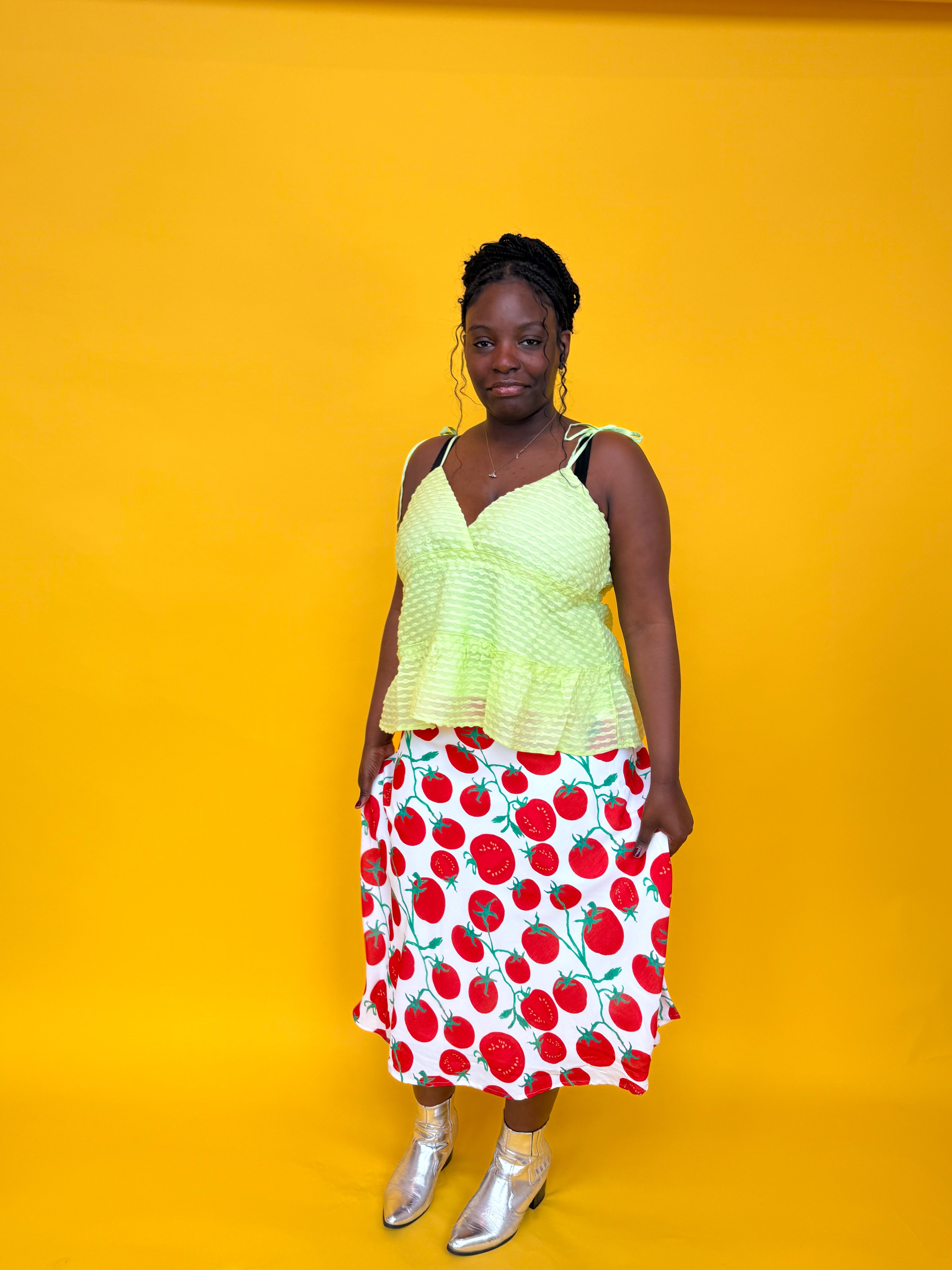 Picking Tomatoes Midi Skirt (S-3XL) – The Rainbow Closet