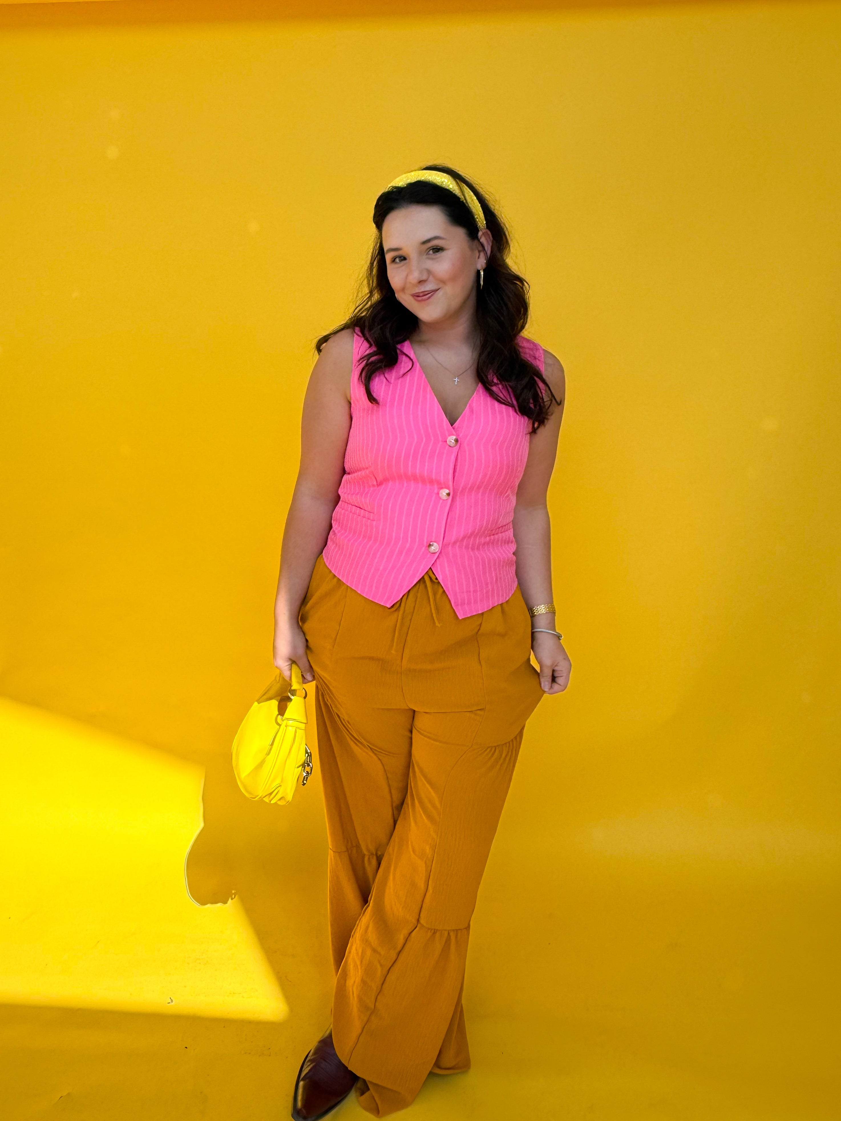 Mustard Flare Pants (S-3XL)