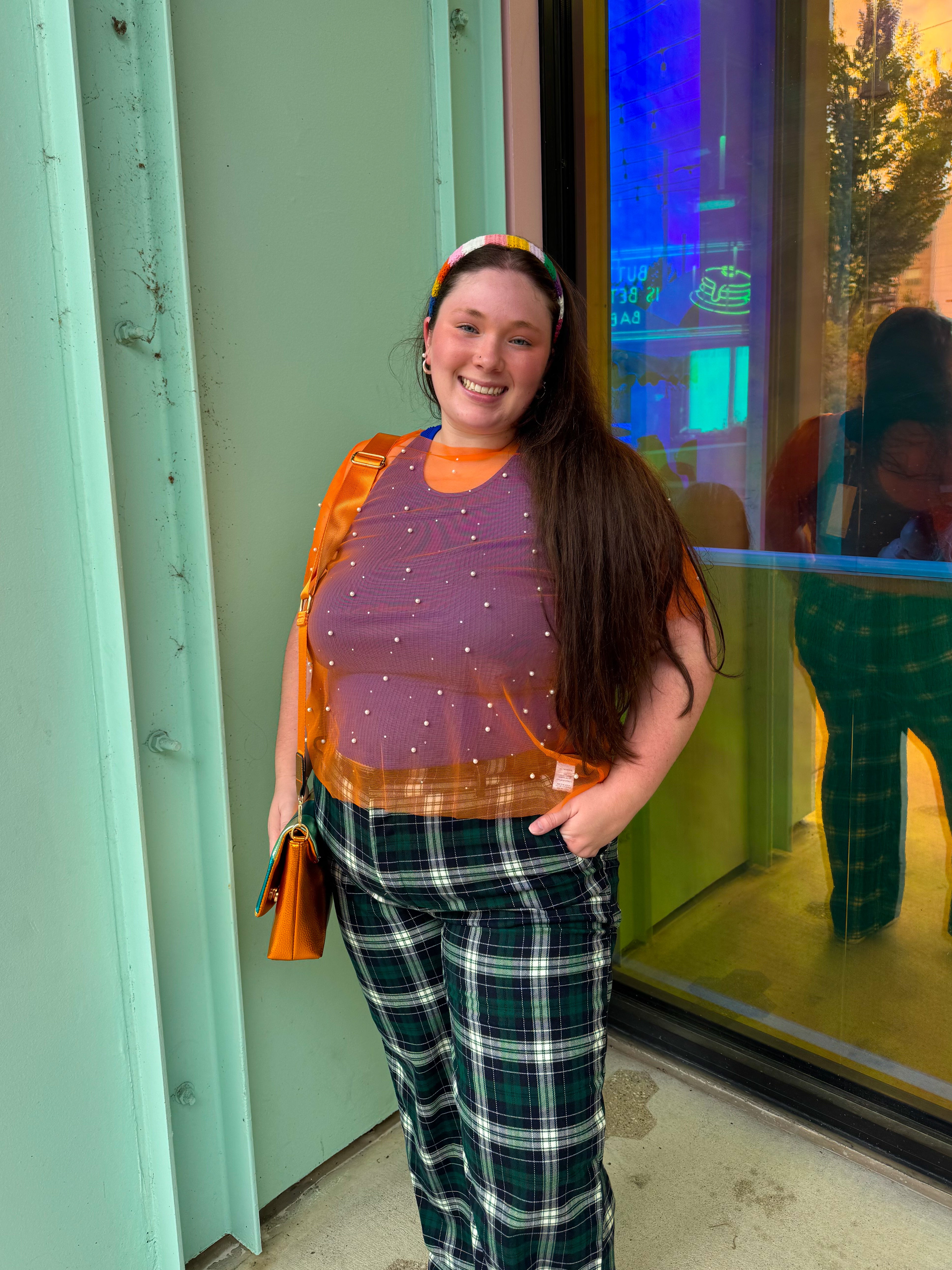 Tangy Orange Layering Top (S-3XL)