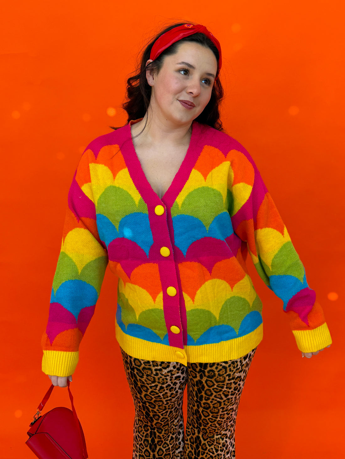Crayon Rainbow Cardigan (S-XL)