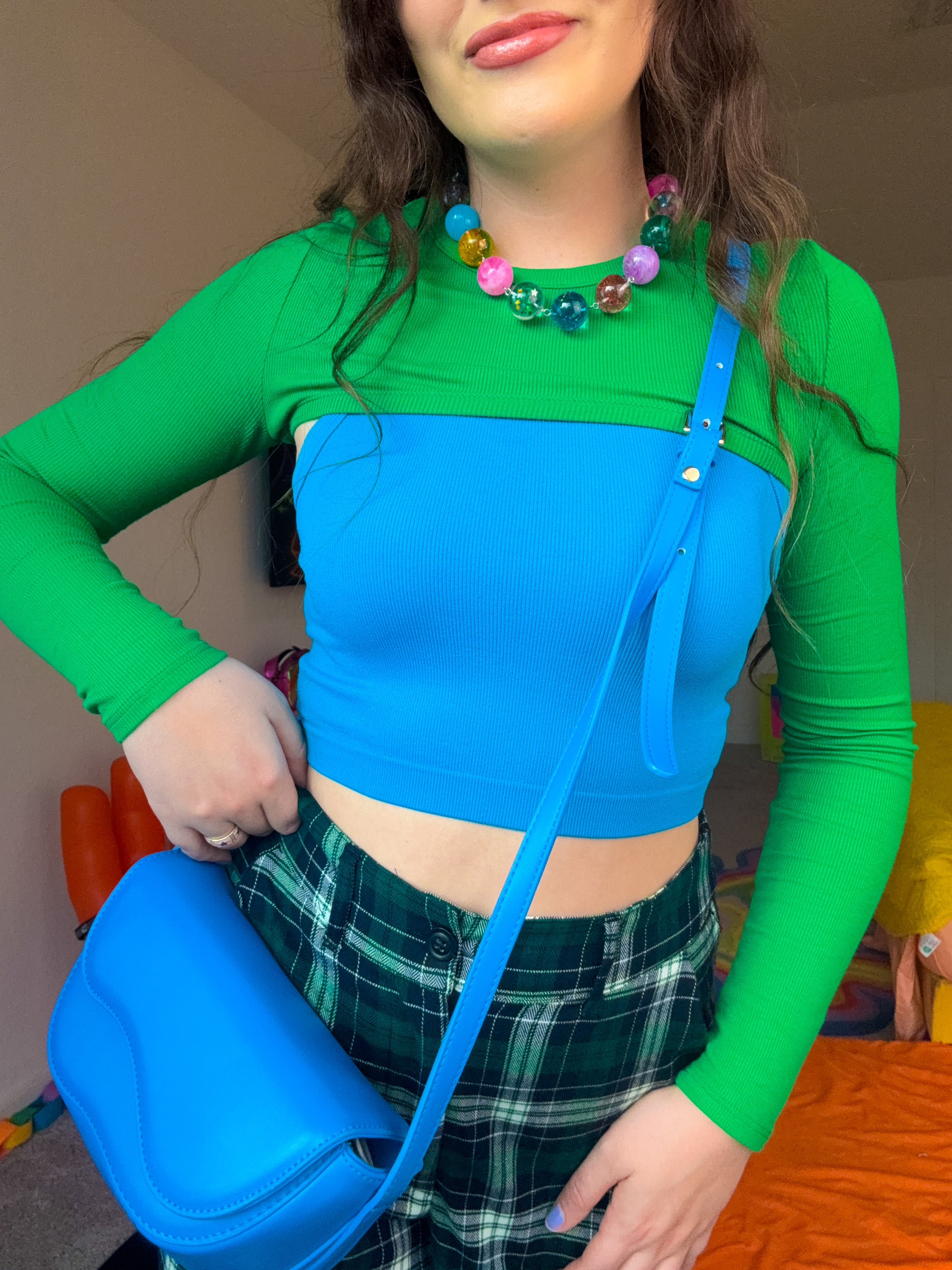 Green Bolero Top (S-L)