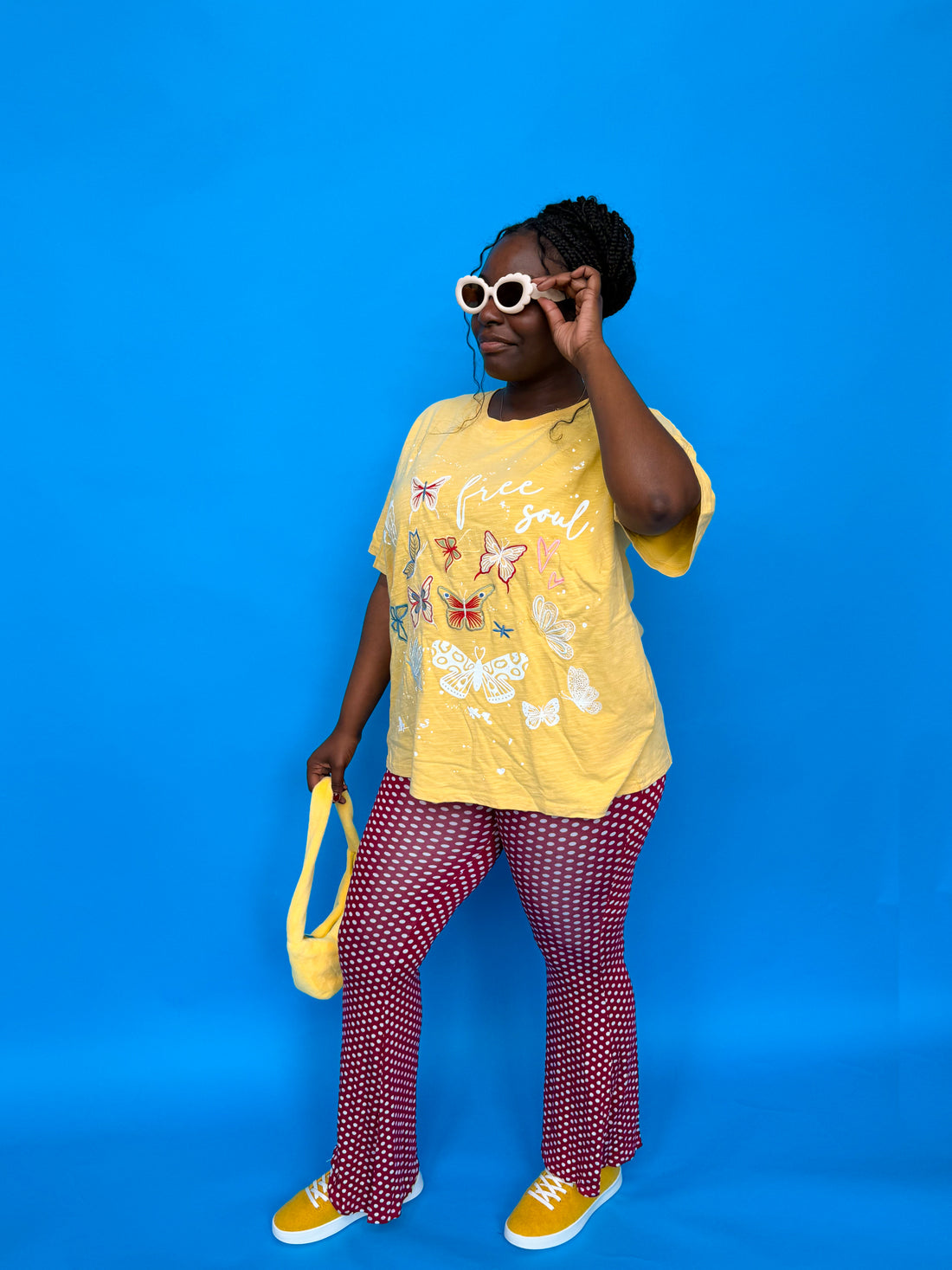 Yellow Butterfly Tee (S-XL)