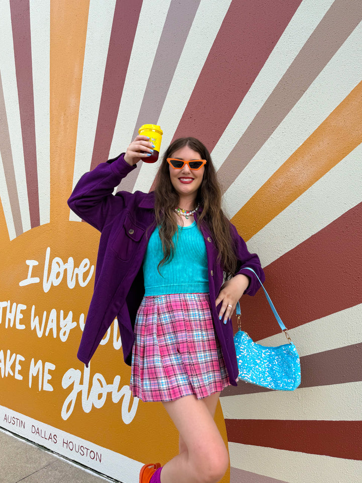 Purple Eggplant Shacket (S-3XL)