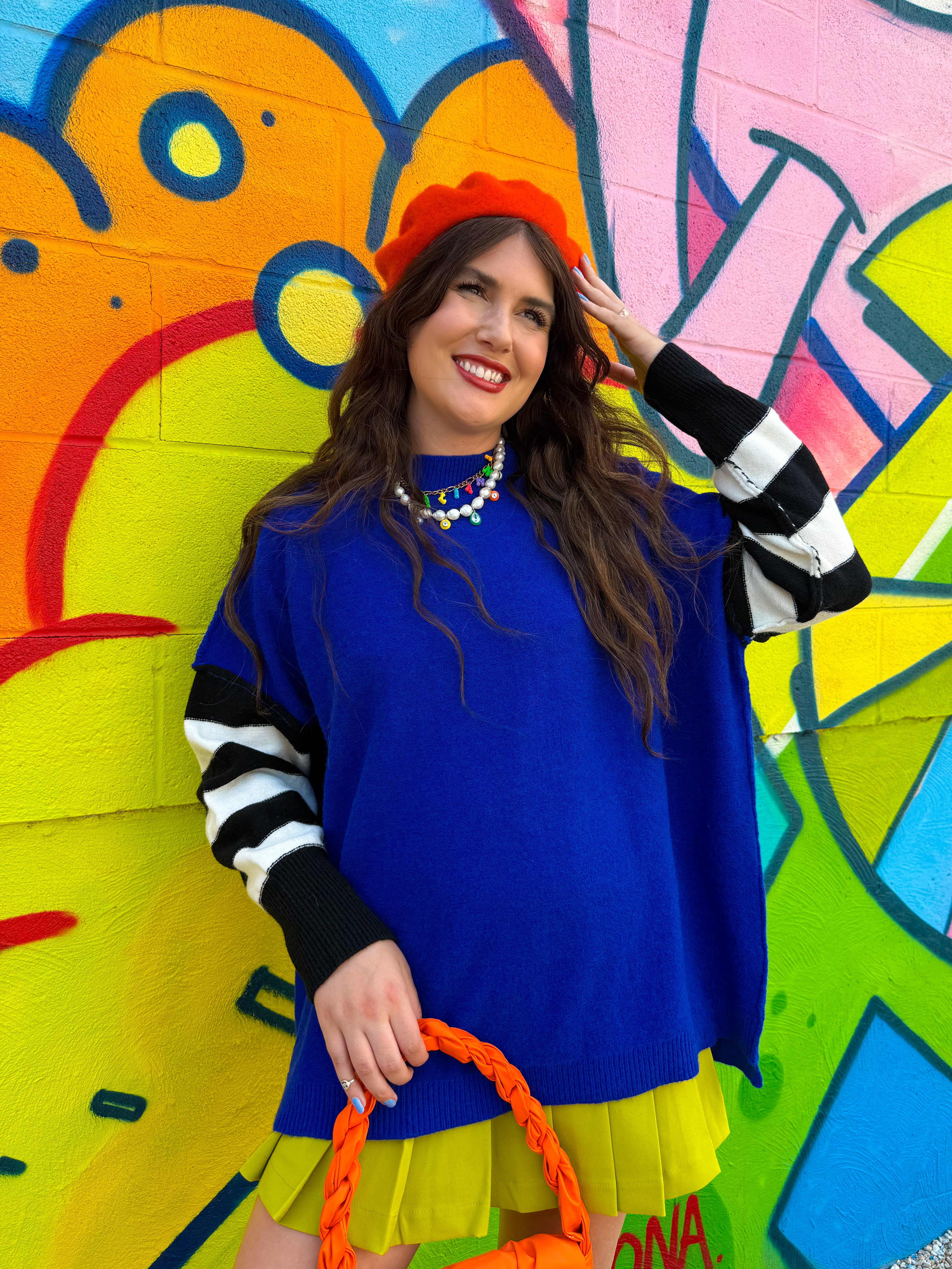 Earn Your Stripes Blue Sweater (S-3XL)