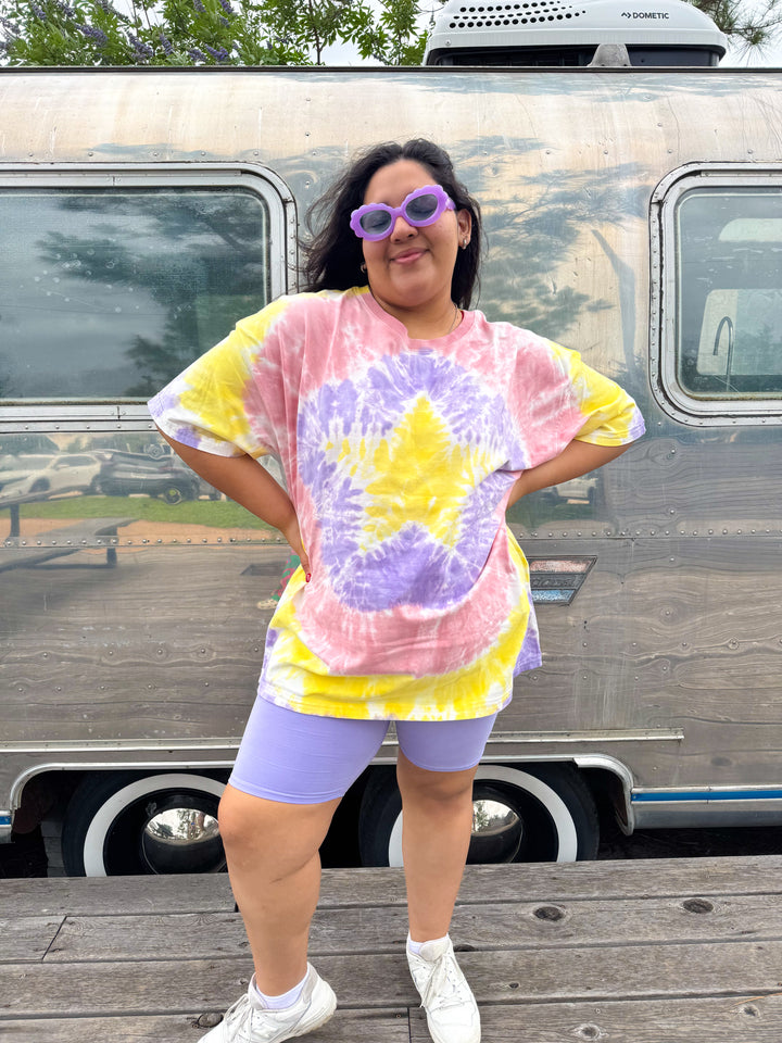 Lilac Biker Shorts (1x-3x)