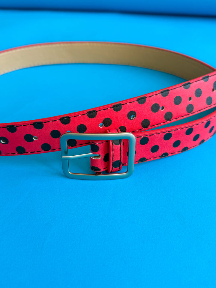 Red Polka Dot Belt
