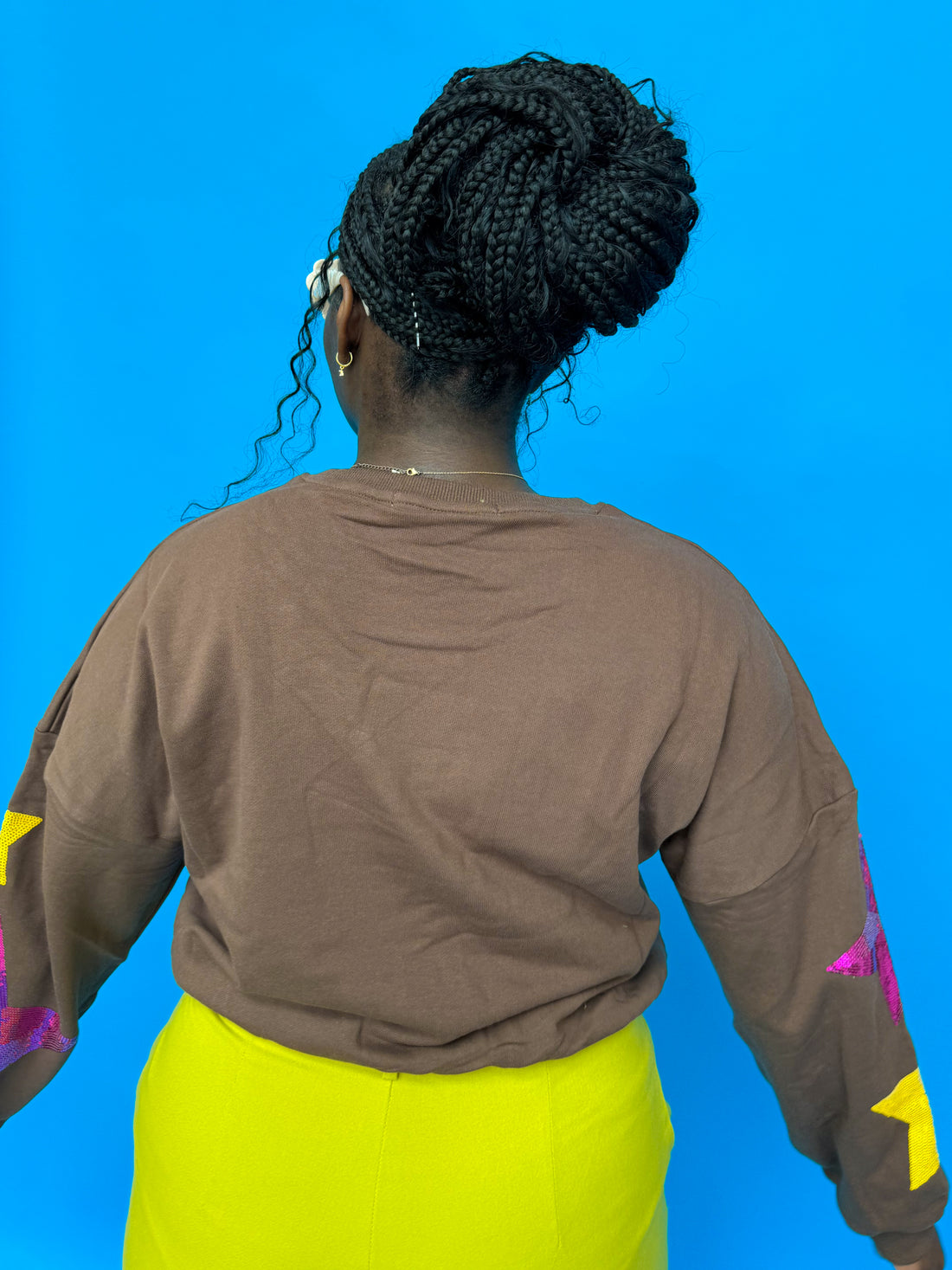Brown StarShine Sweater (S-L)