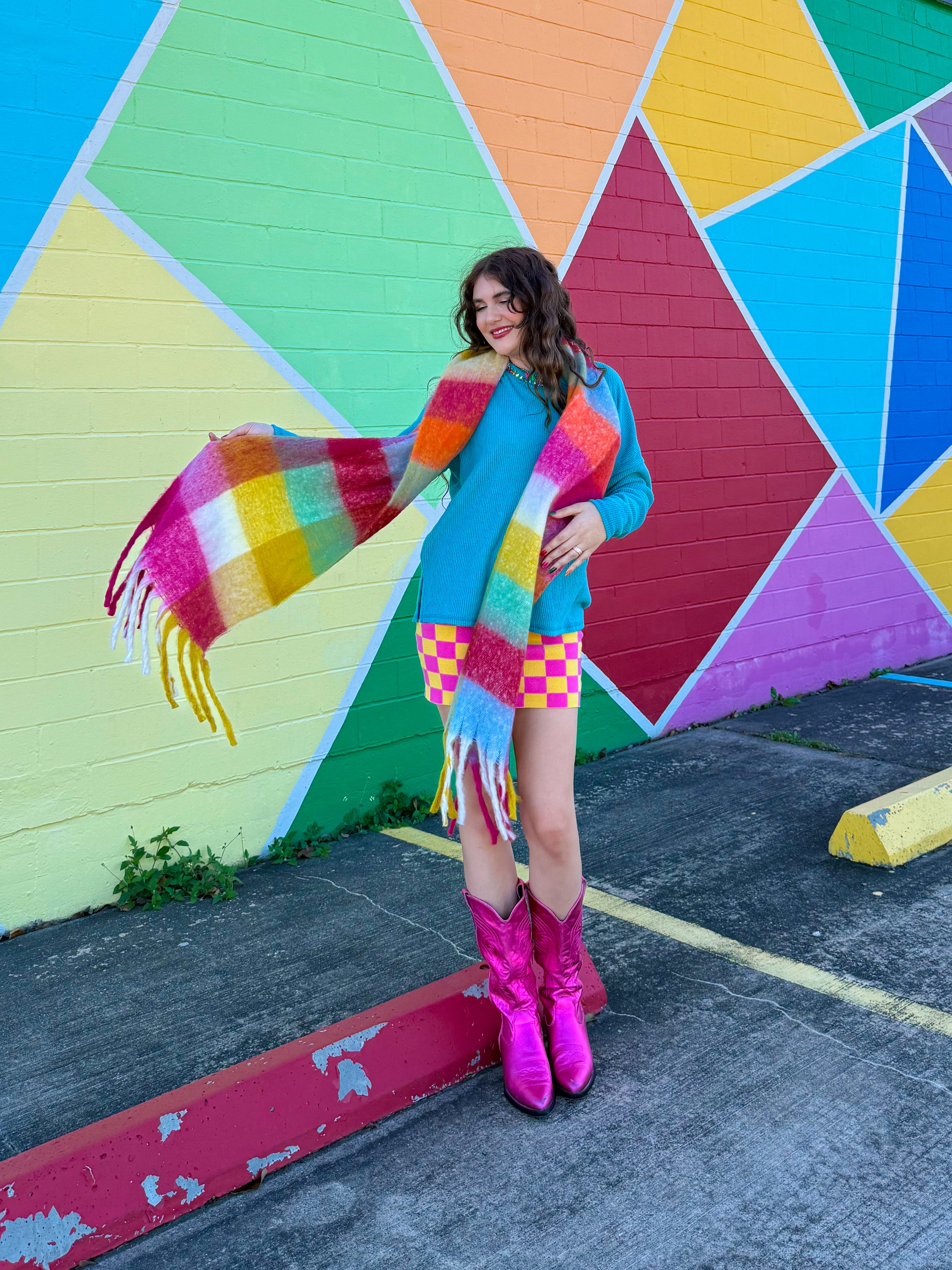 Rainbow Road Scarf