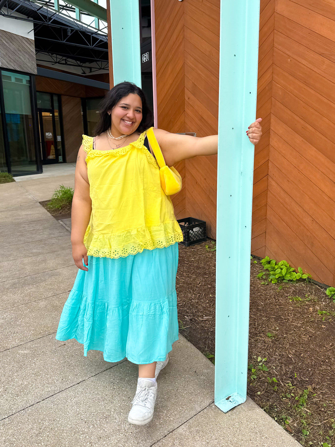 Sky Blue Maxi Skirt (S-3XL)