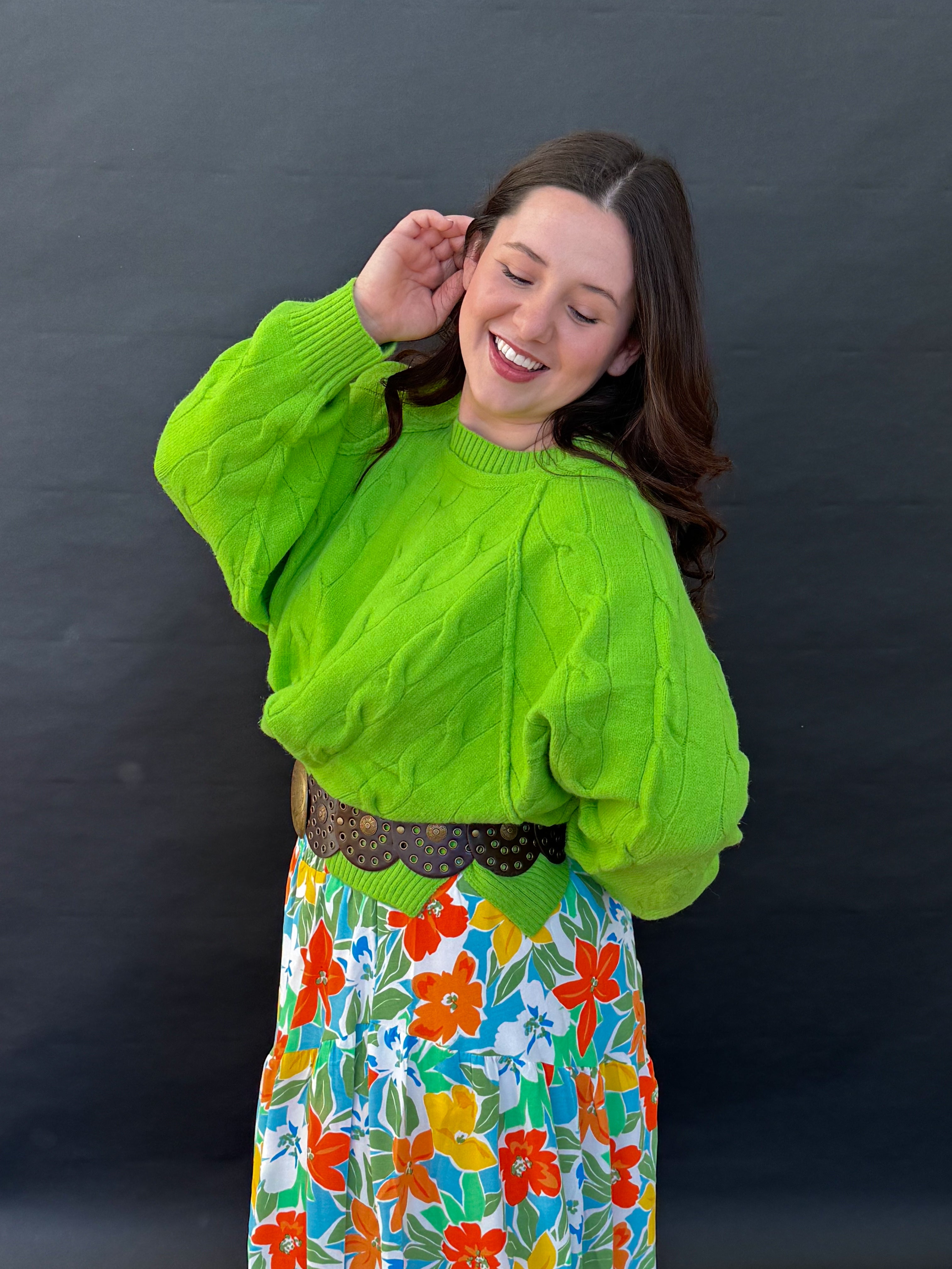 Squeeze of Lime Sweater (S-3XL)