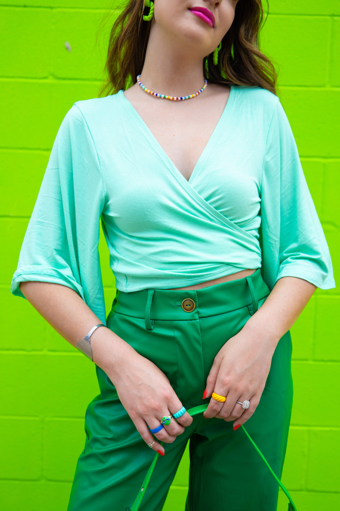 Ice Cream Wrap Top (S-3XL)