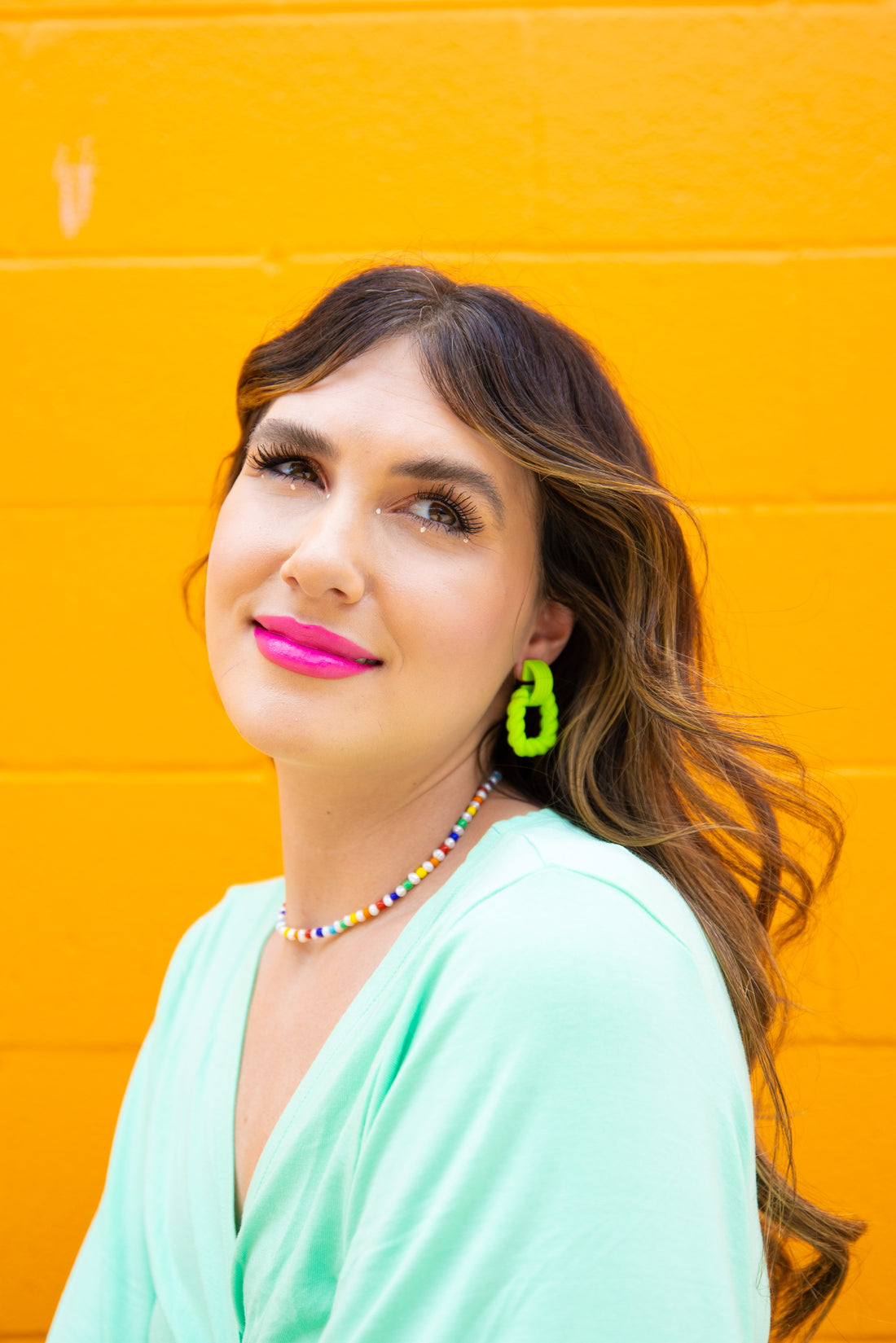 Bold Green Earrings