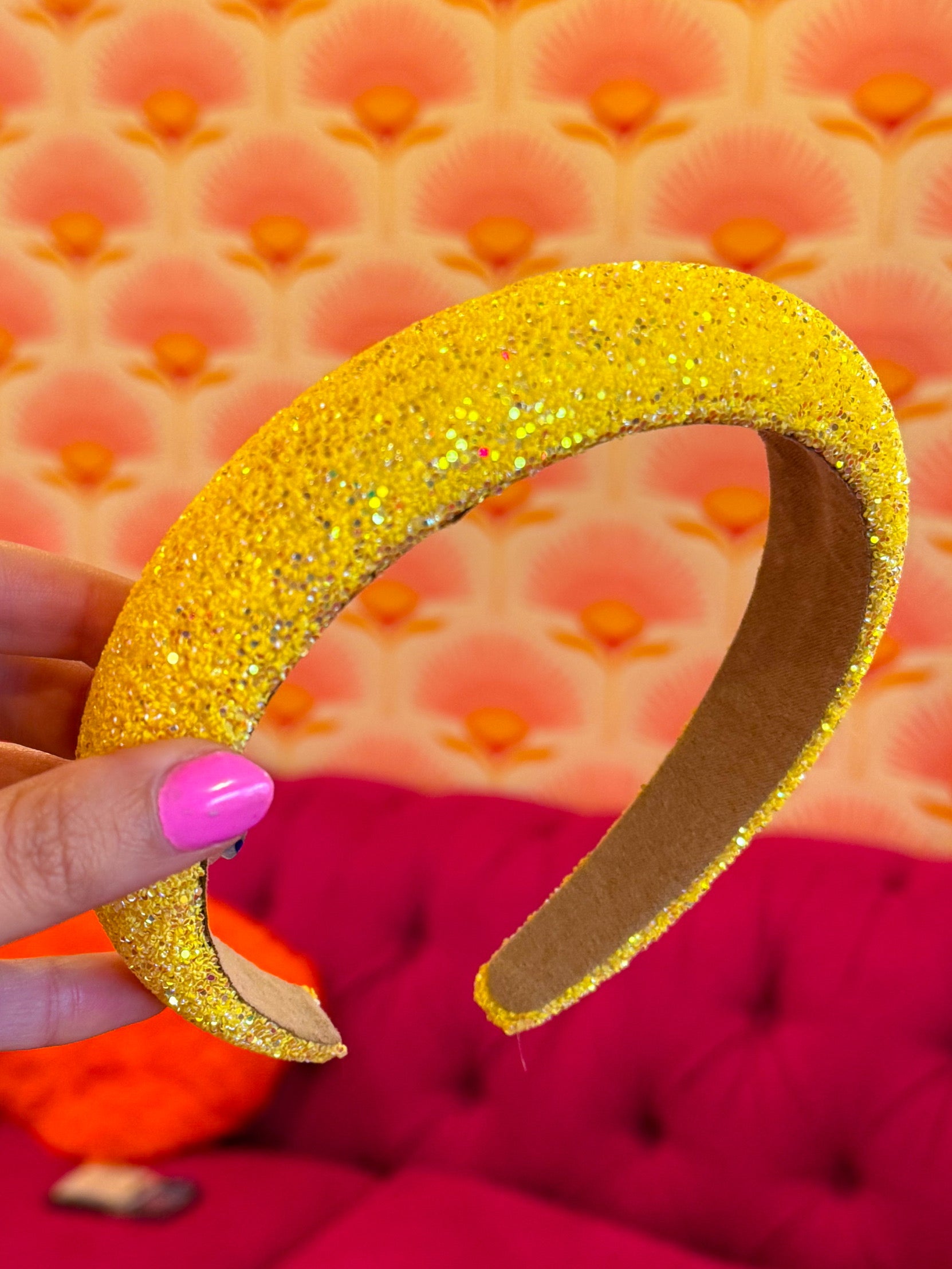 Yellow Sparkle Headband