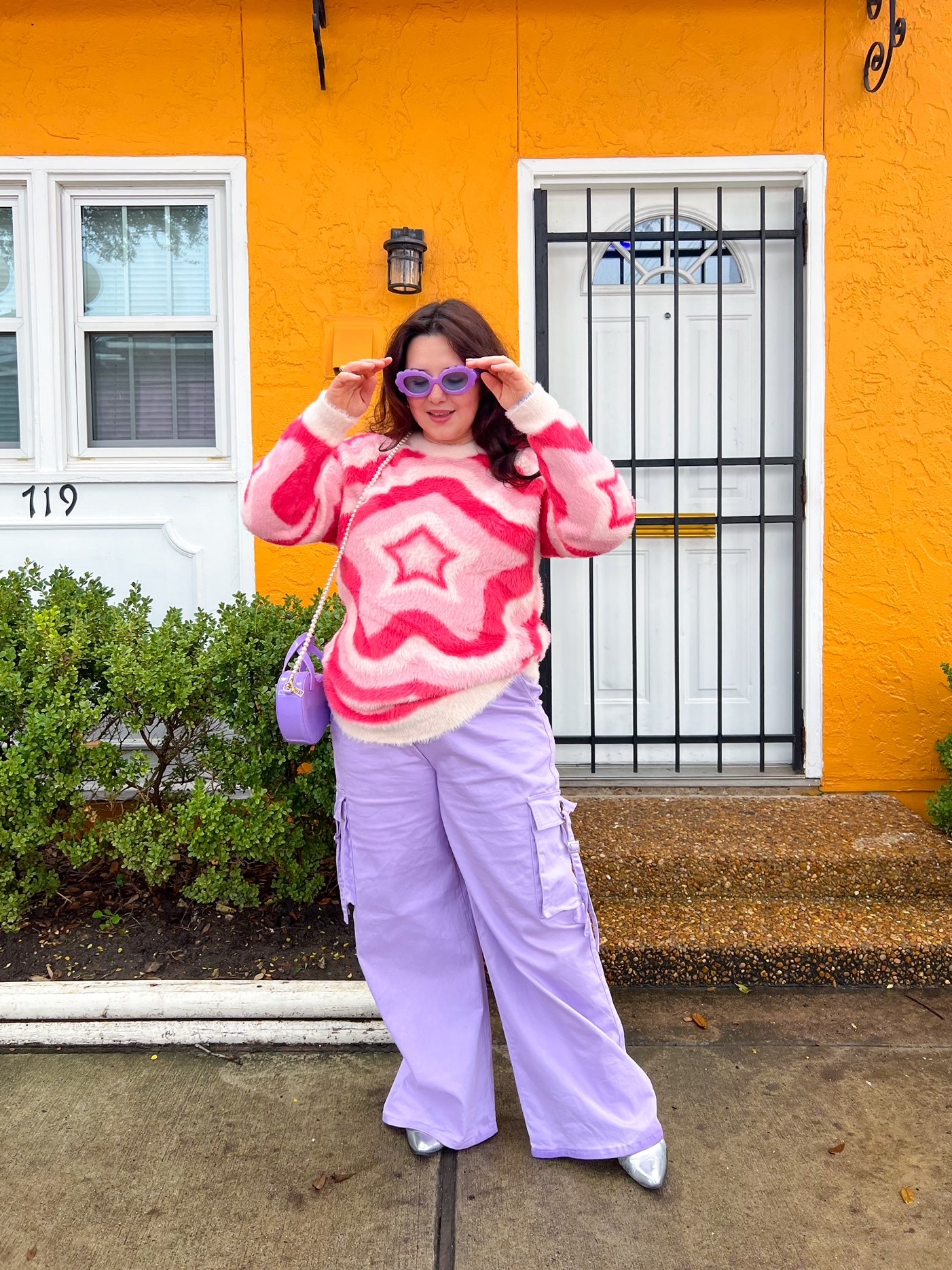 Lavender Cargo Pants (S-3x)