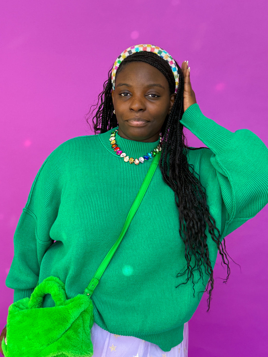Green Oversized Cozy Sweater (S-3XL)