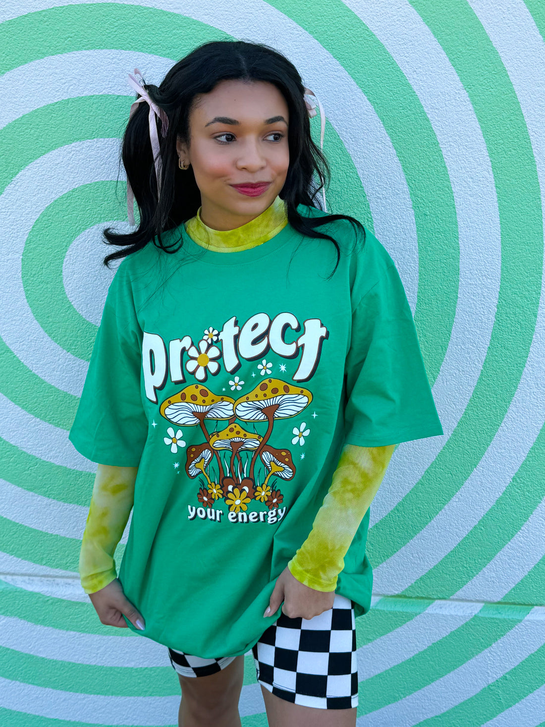 Kiwi Green Graphic Tee (XL)