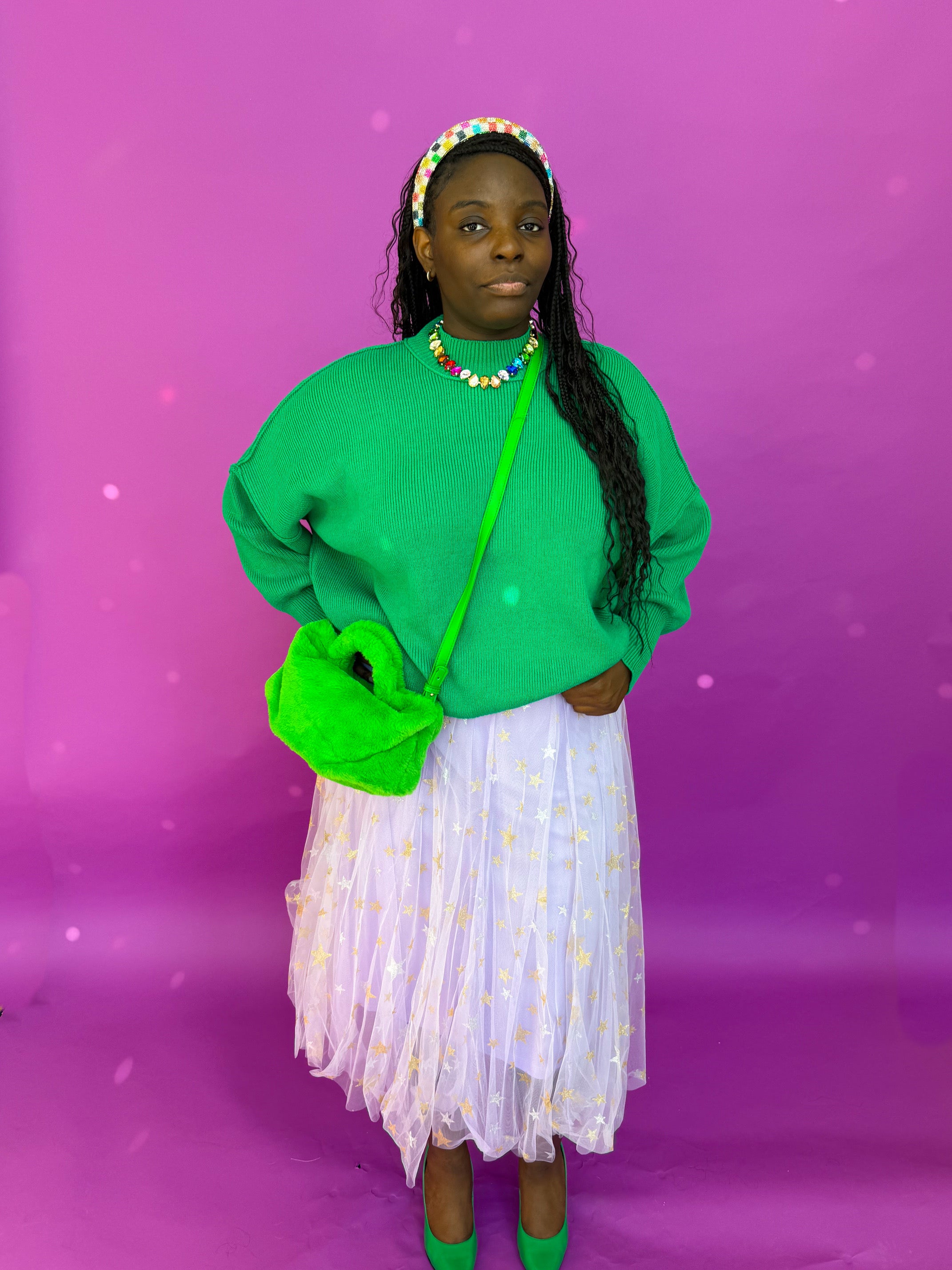 Green Oversized Cozy Sweater (S-3XL)