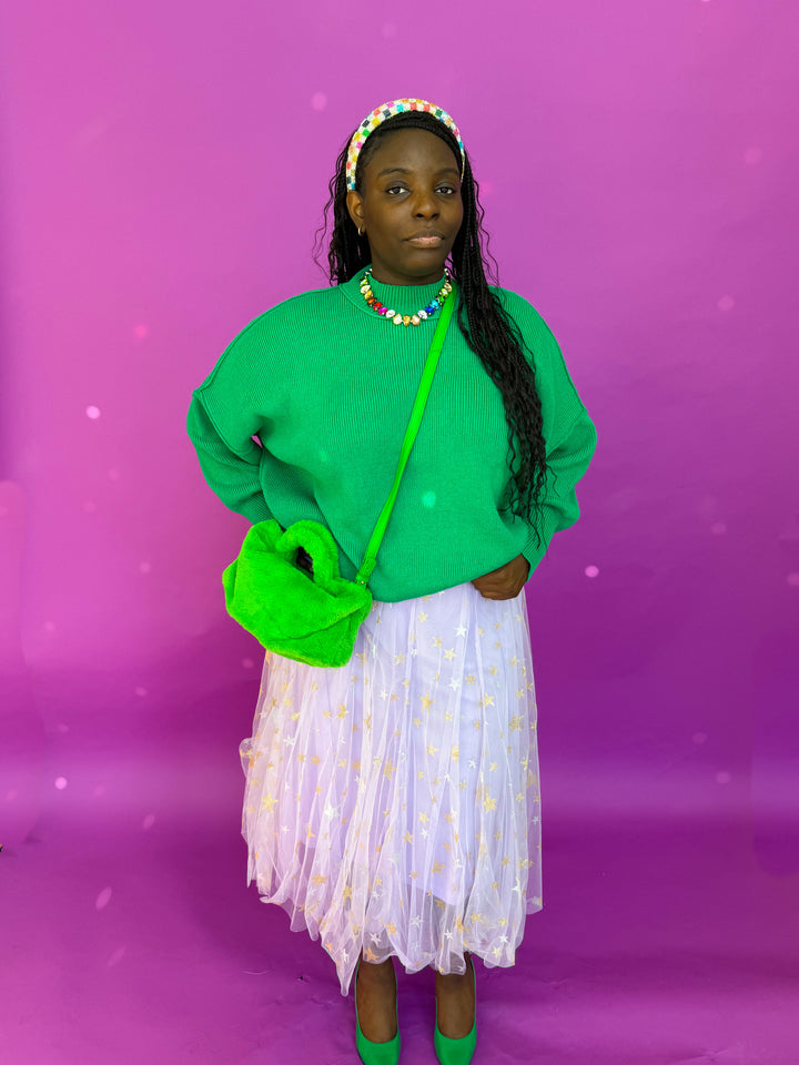 Green Oversized Cozy Sweater (S-3XL)
