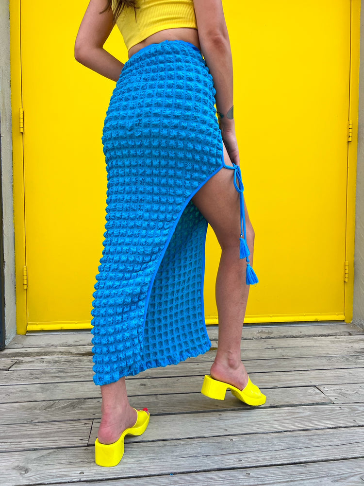 Miami Bubble Puff Midi Skirt