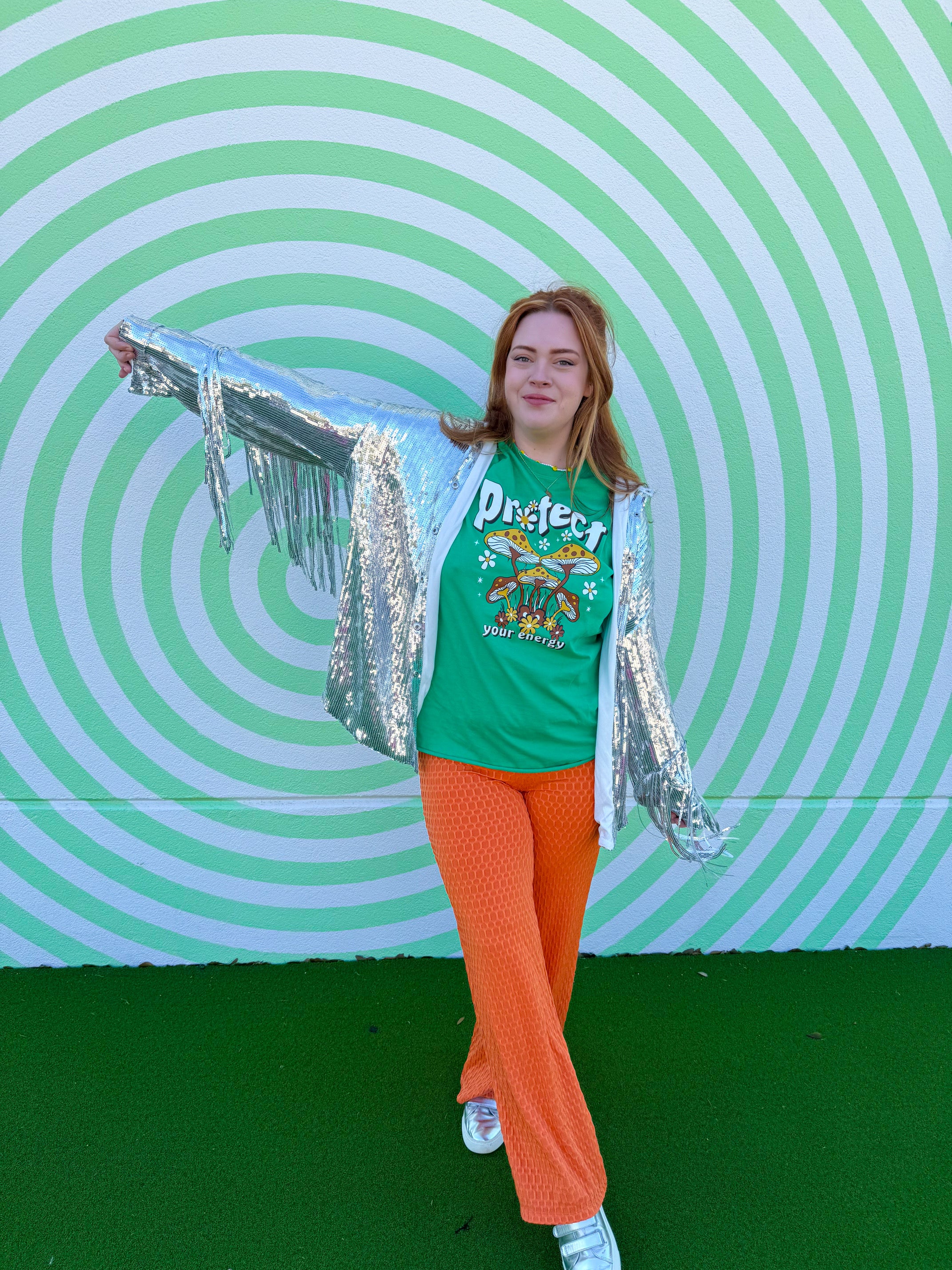 Cinema Flare Pants in Orange (S-3XL)