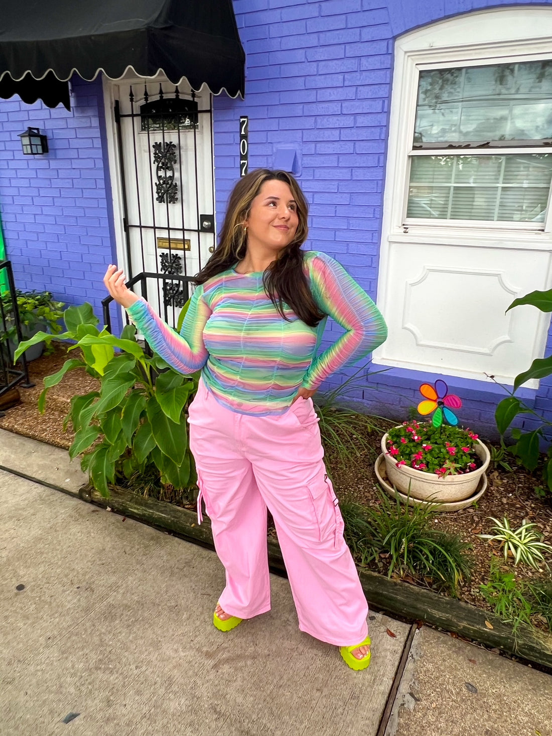 Baby Pink Cargos (S-3XL)