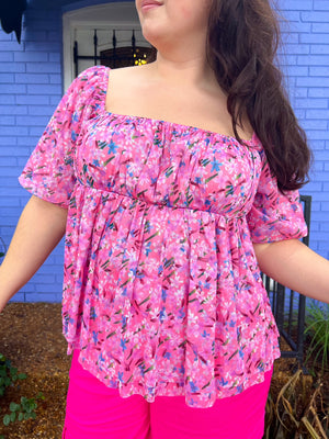 Field of Florals Top (S-3XL)