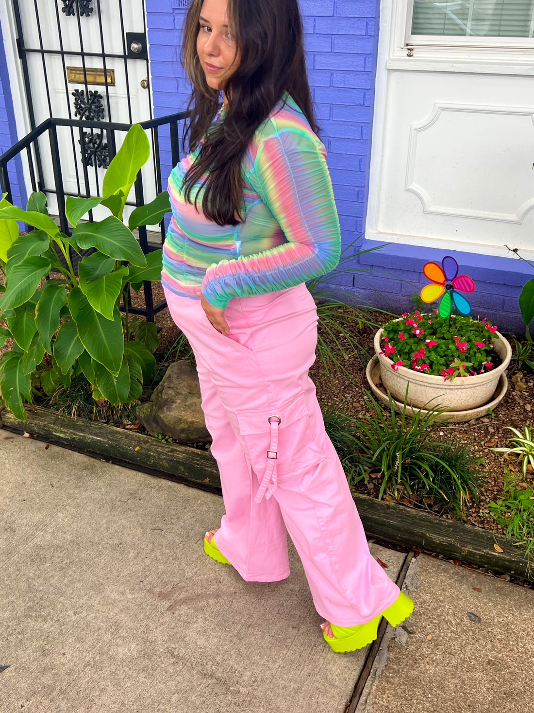 Baby Pink Cargos (S-3XL)