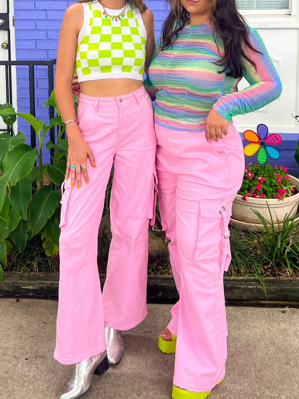 Ombre Rainbow Mesh Top (S-3XL)