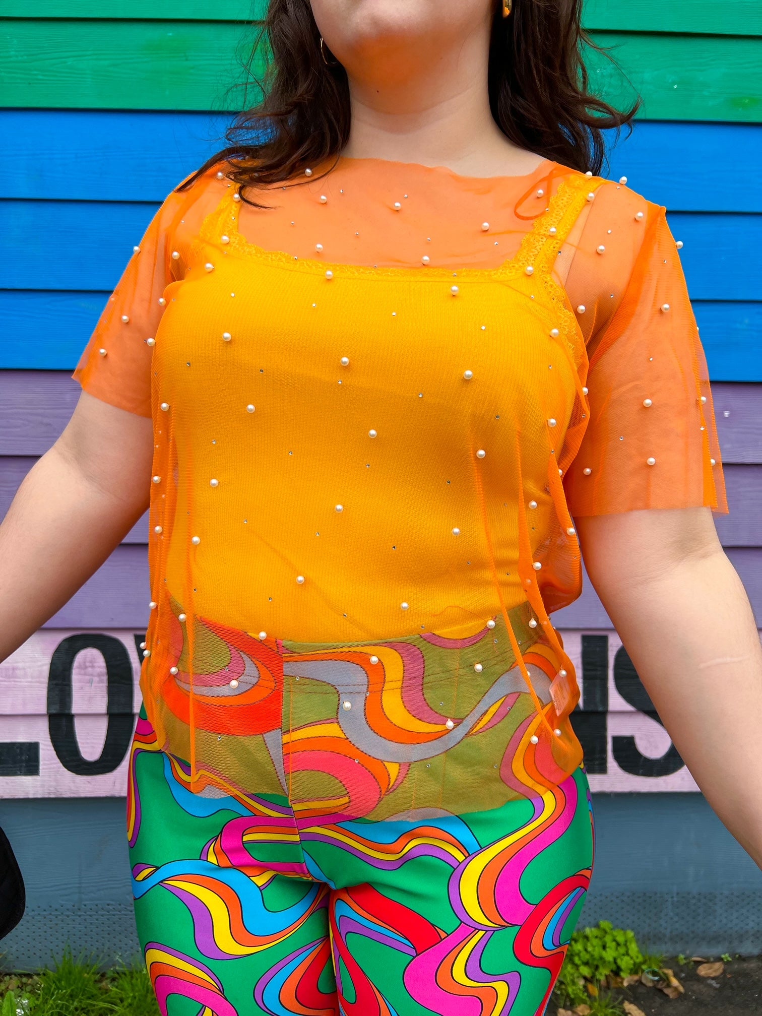 Tangy Orange Layering Top (S-3XL)