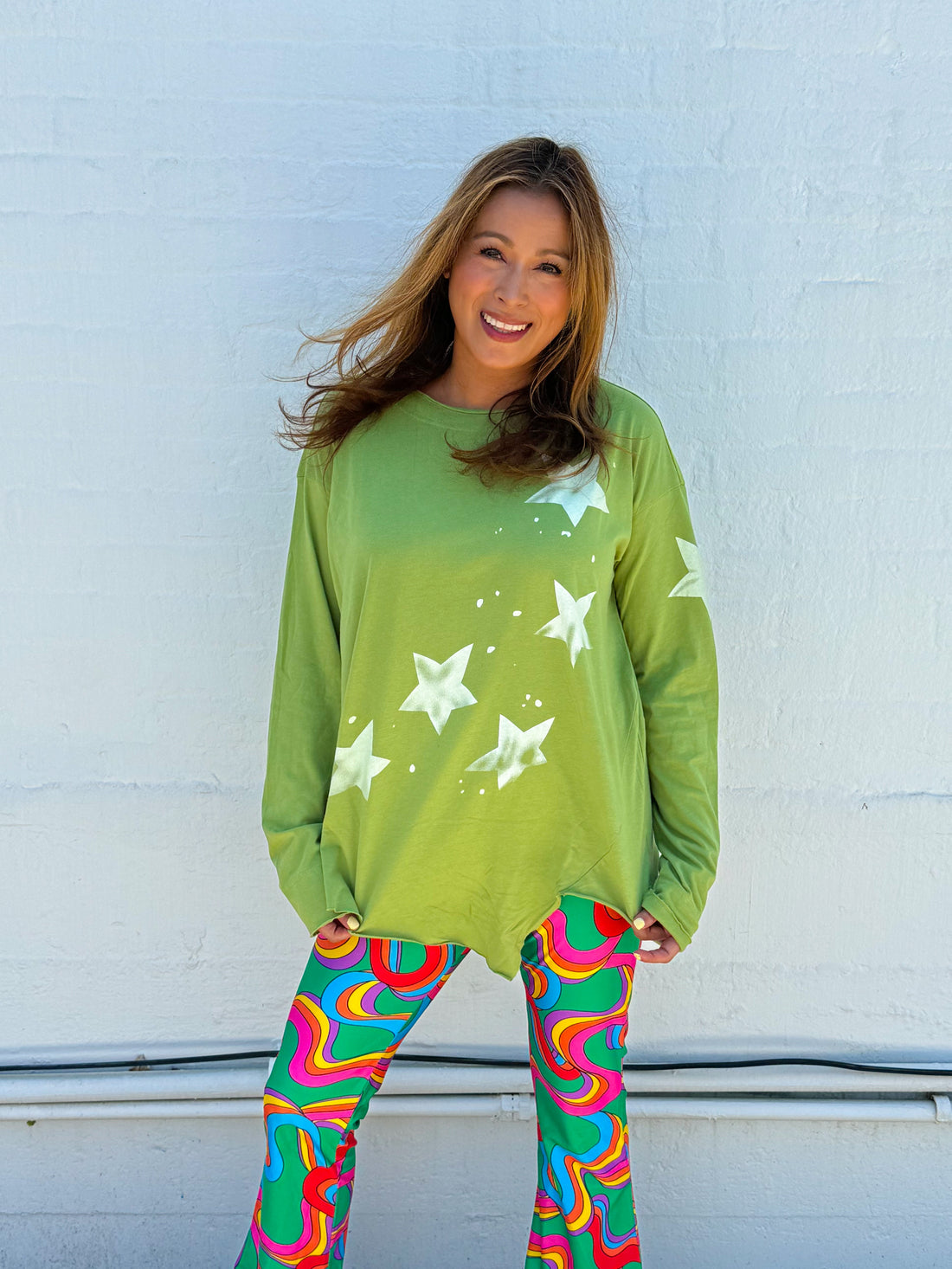 On the Edge Green Long Sleeve (S-3XL)