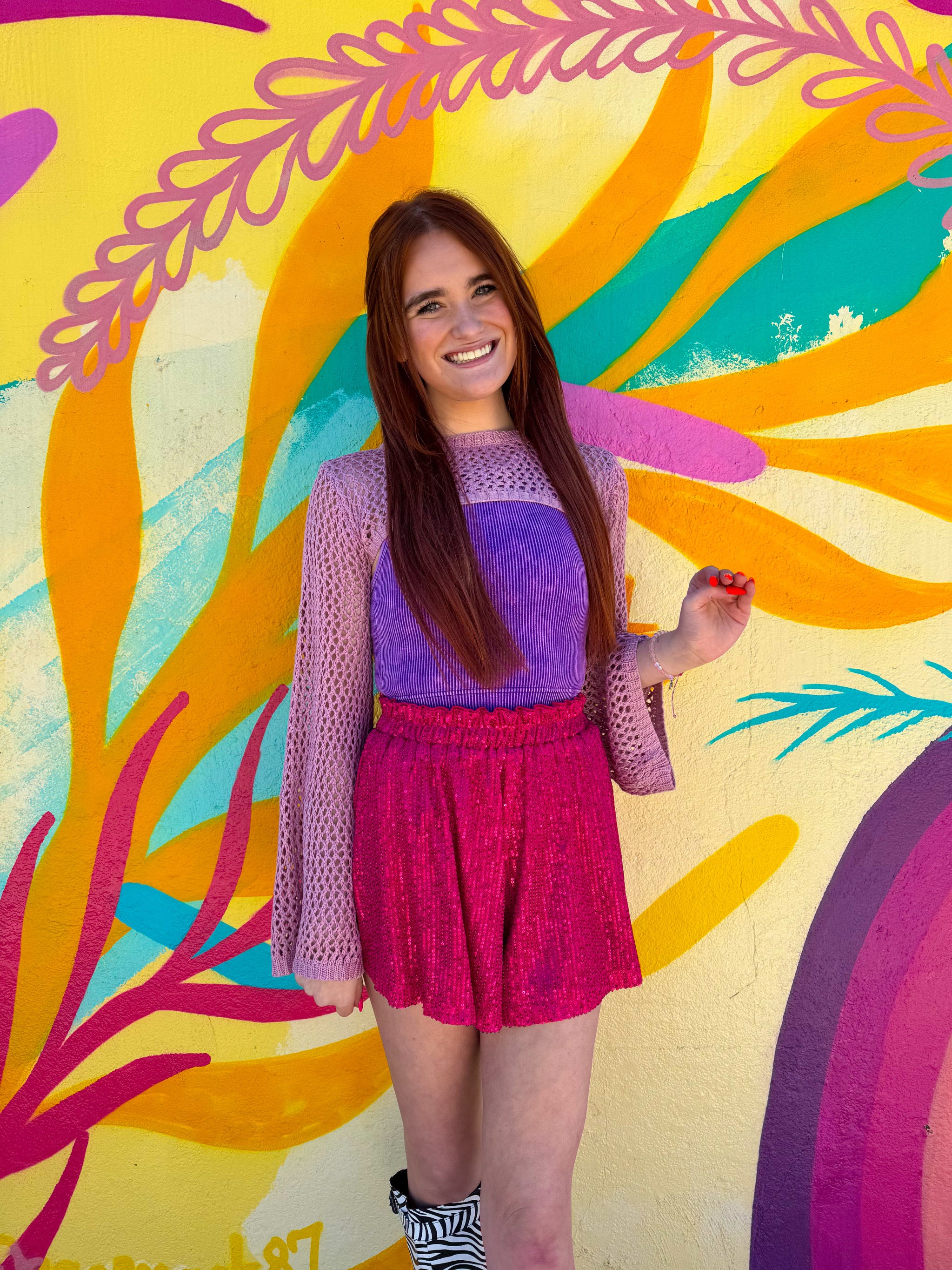 Mull it Over Purple Lounge Tank(S-XL)