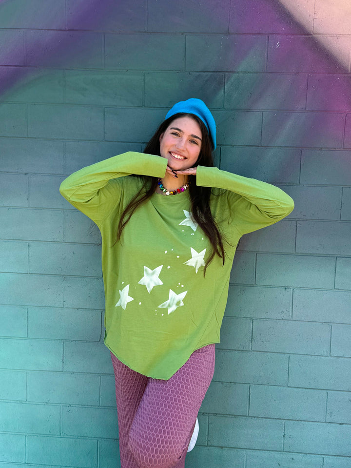 On the Edge Green Long Sleeve (S-3XL)