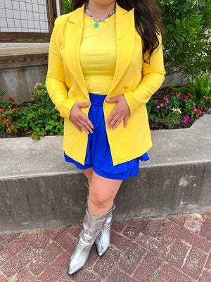 Lemon Dreams Blazer in yellow (S-L)