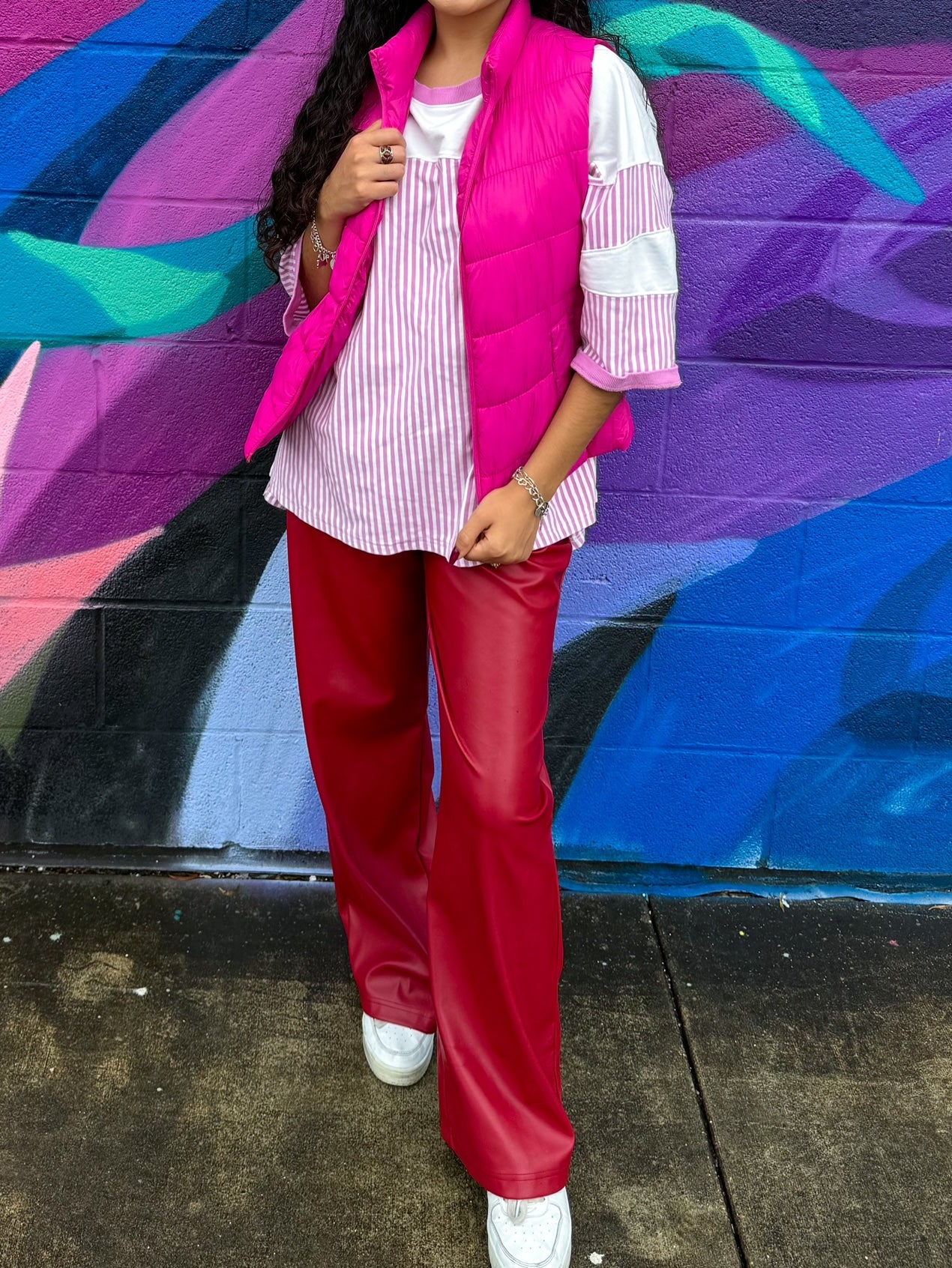 Pink Puffer Vest (S-3XL)