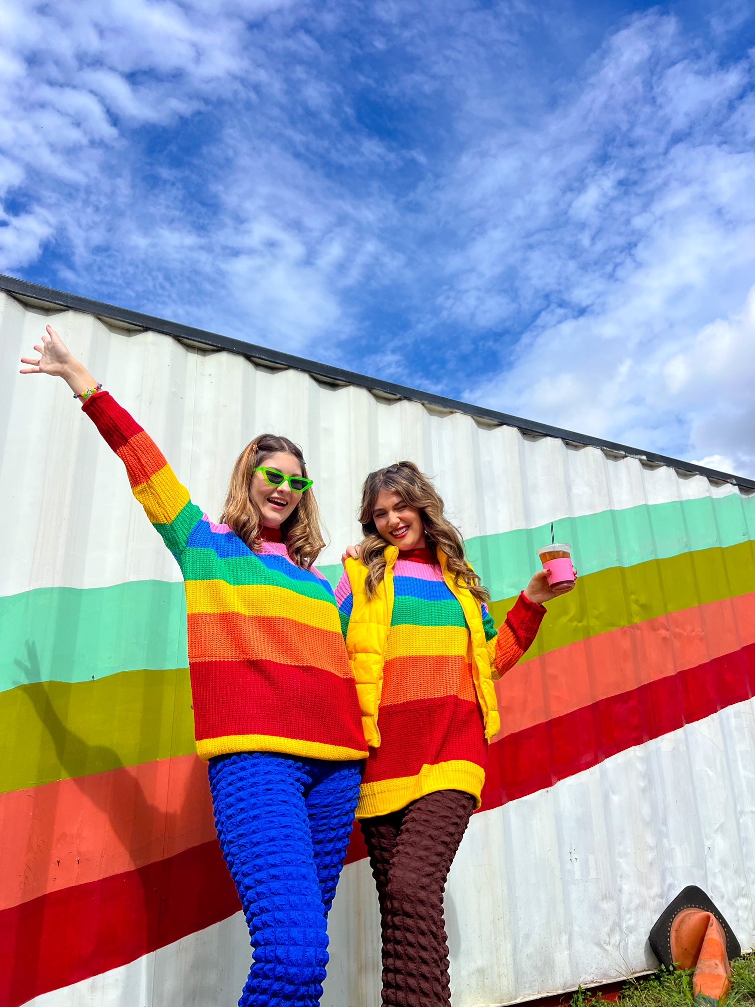 Crayon Box Rainbow Sweater (S-3XL)