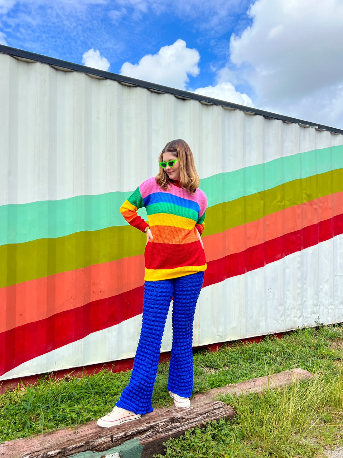 Crayon Box Rainbow Sweater (S-3XL)