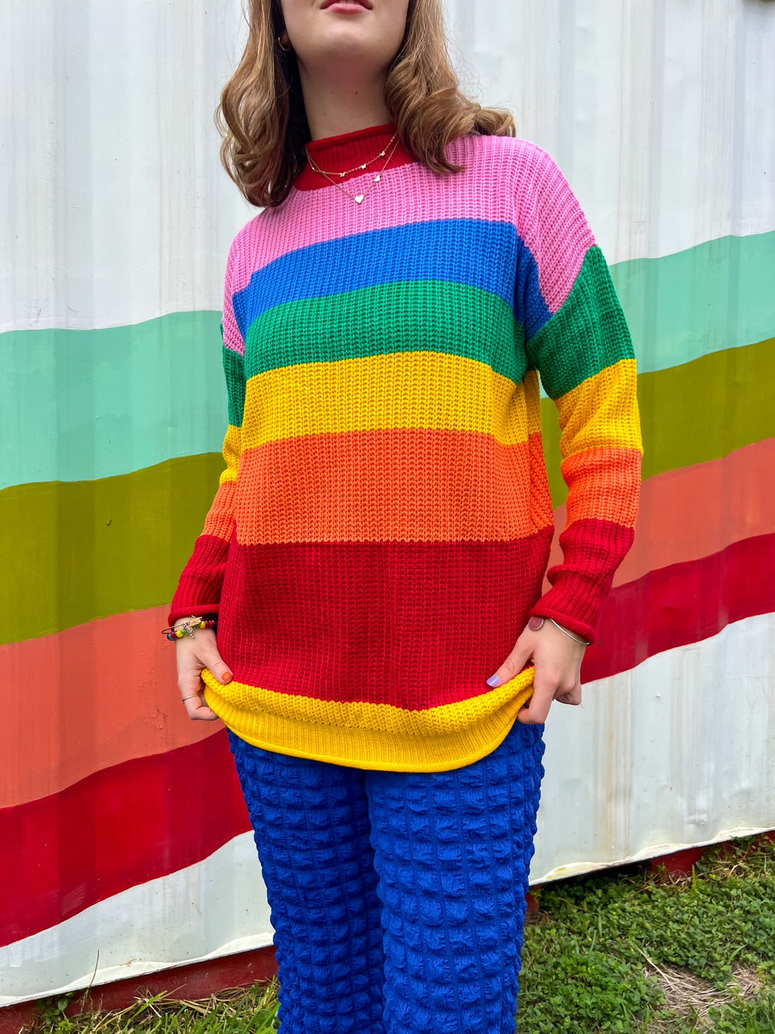 Crayon Box Rainbow Sweater (S-3XL)