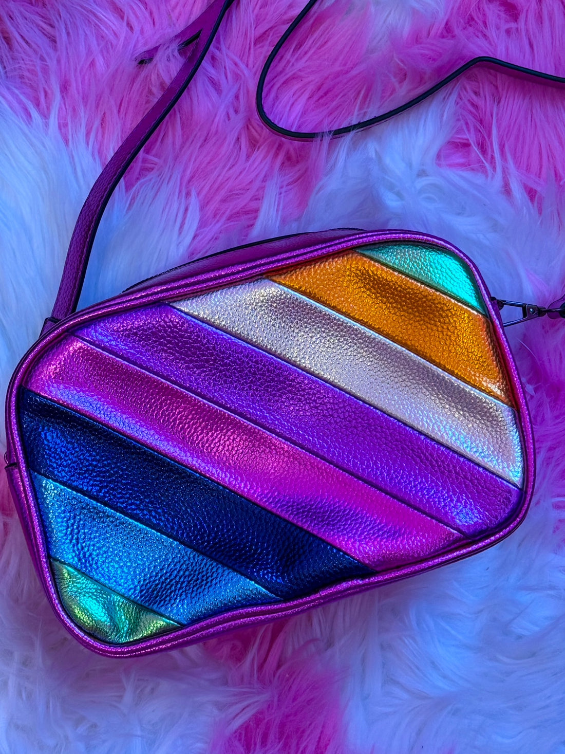 Metallic Rainbow Purse