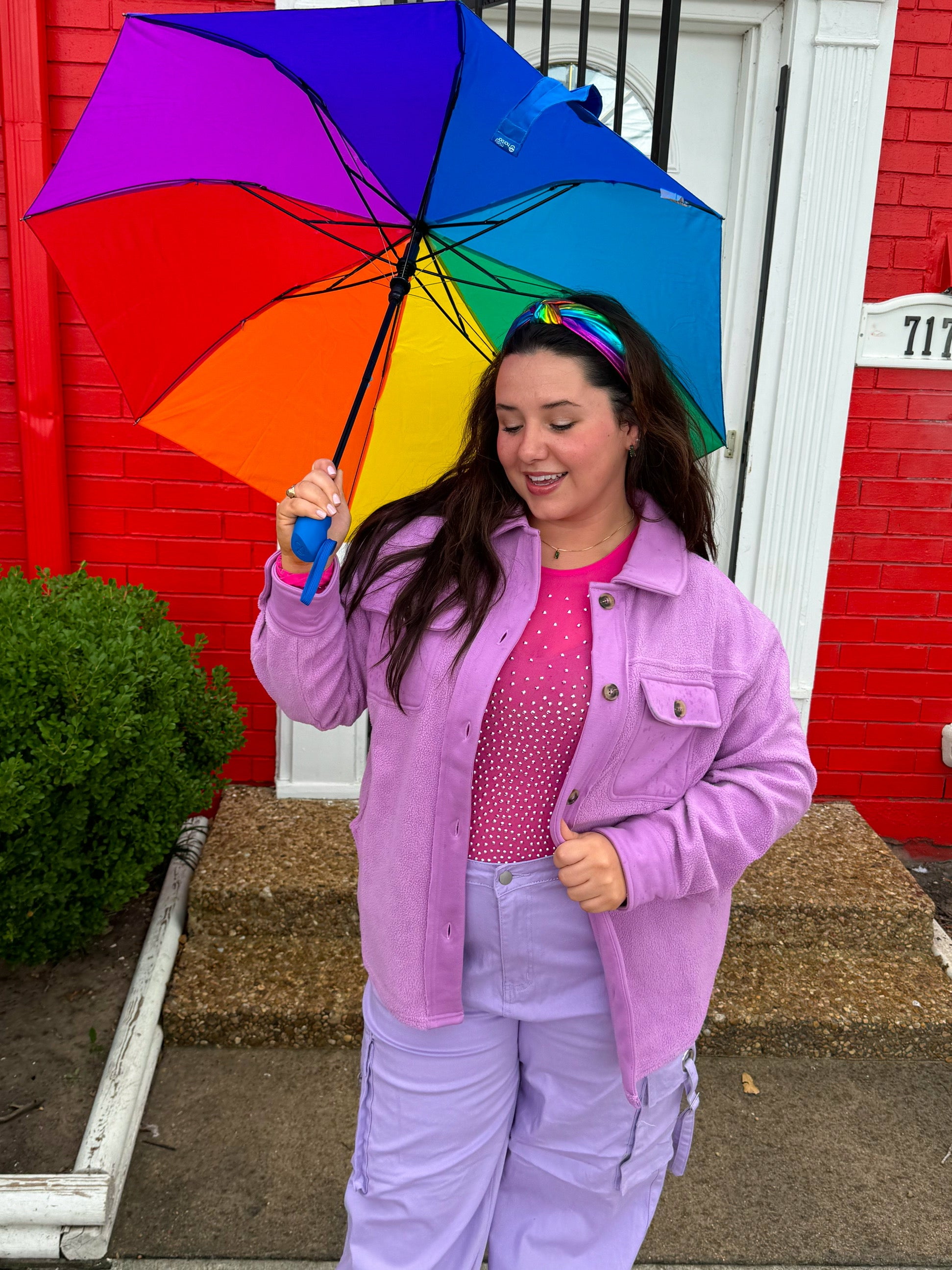 Jupiter Shacket in Light Purple (S-3XL)