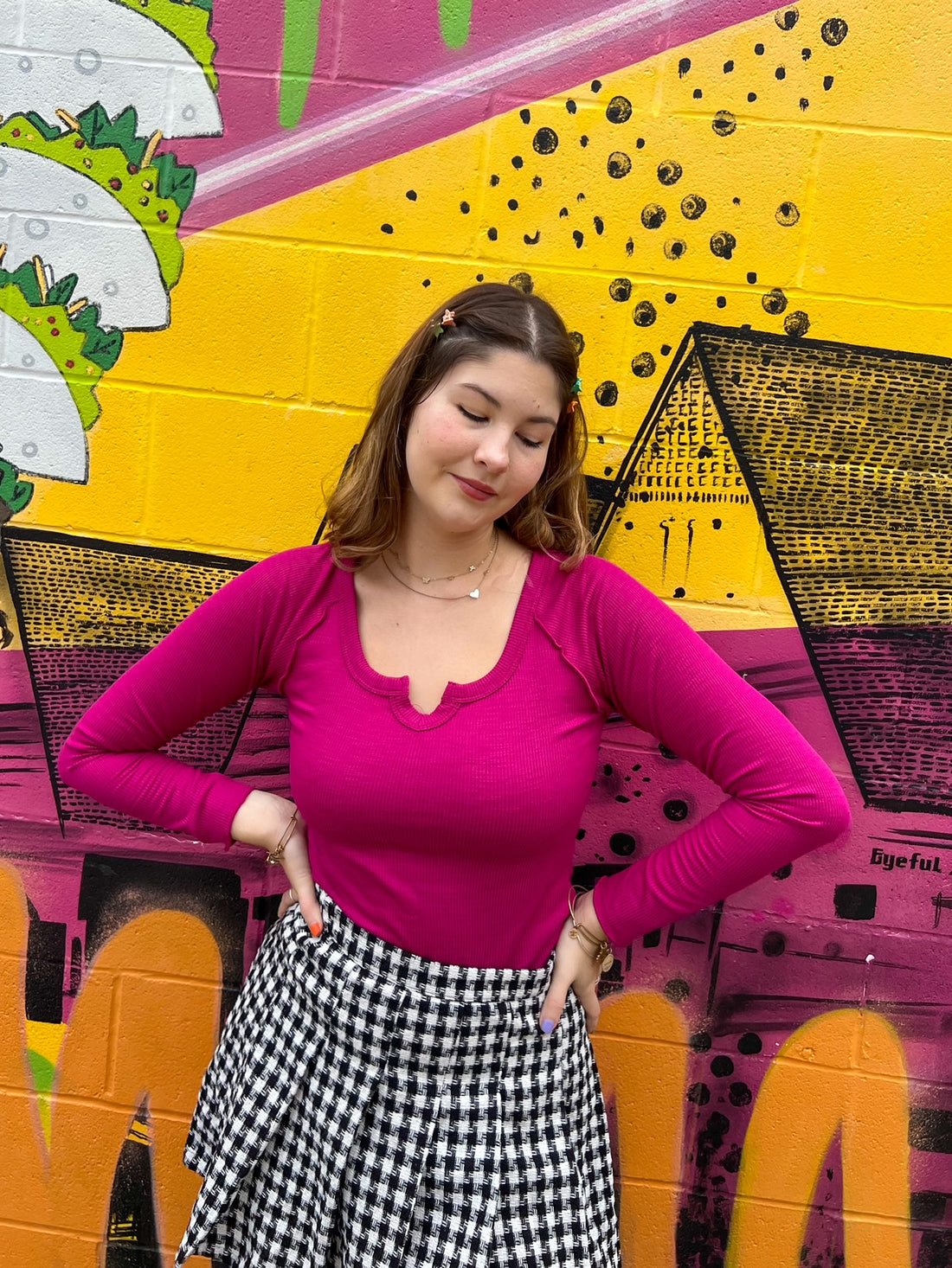 Cranberry Long Sleeve (S-3X)