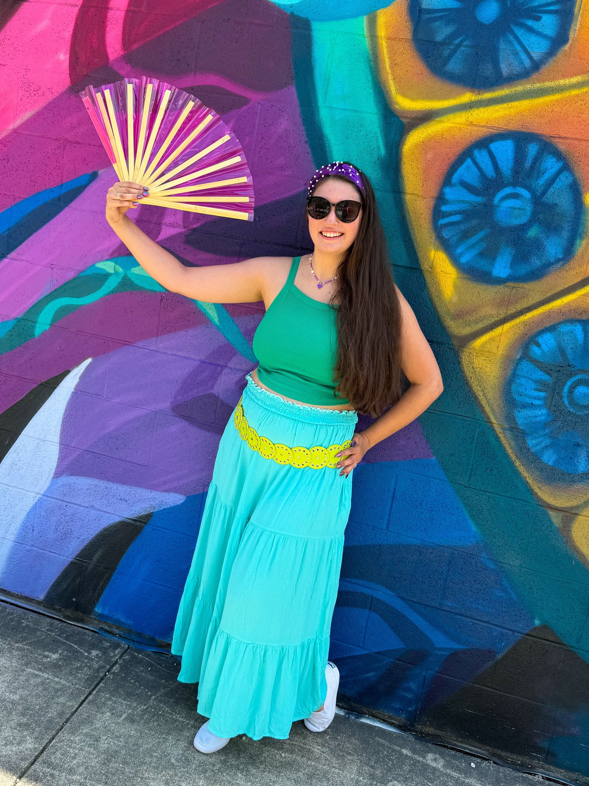 Sky Blue Maxi Skirt (S-3XL)