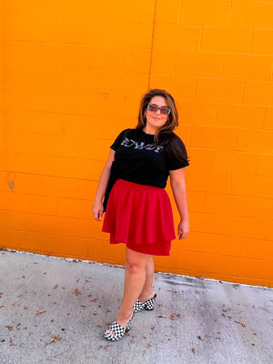 Red Wine Skirt (S-3XL)