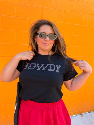 Howdy Rhinestone Tee *Extended Sizes